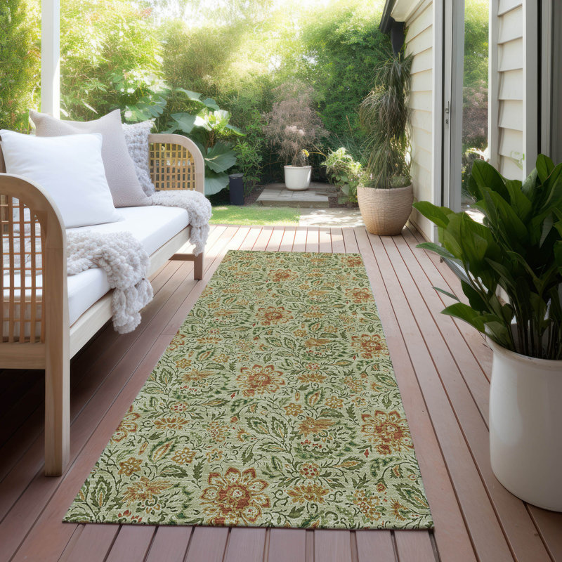 Tapis intérieur / extérieur Fareham avec envers antidérapant, Tapis de couloir 2 pi 3 po x 7 pi 6 po