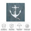 Toile d'extérieur Grace Popp «Nautical Plank IV»-87946056