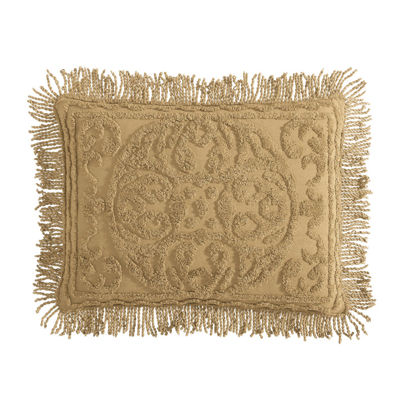 Taie décorative en chenille, Taie décorative standard, Or