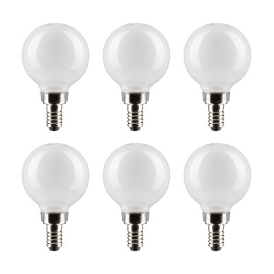 3 watts (équivalent à 25 watts), ampoule DEL G16,5, à intensité variable, culot E12 / candélabre