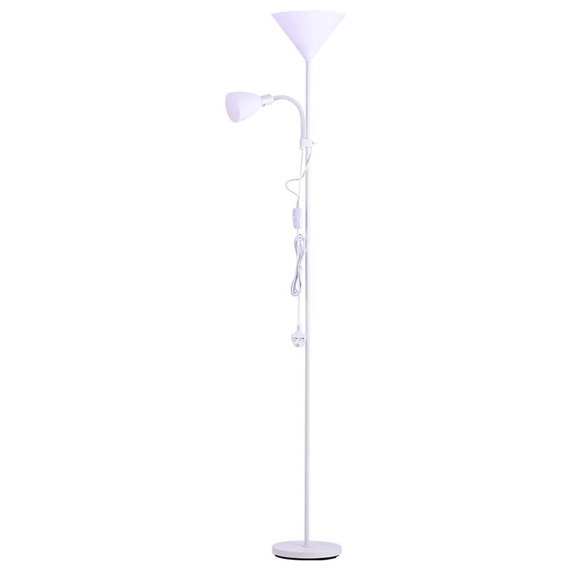 Padstow 175cm Indoor Uplighter Floor Lamp, White