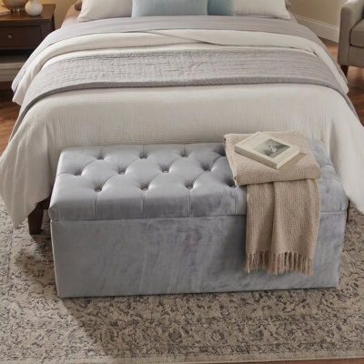 Hamman Upholstered Velvet Storage Standard