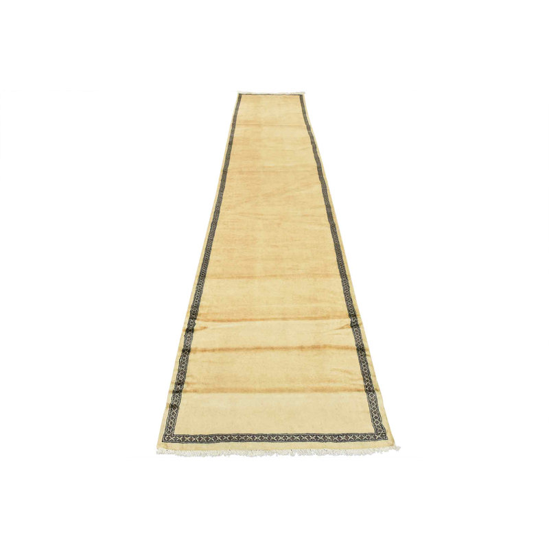 Tapis de couloir unique en laine 3 pi 5 po x 14 pi 9 po Diaana