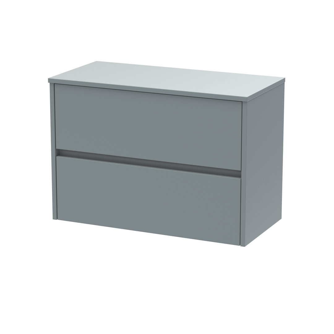 80cm Wall Mounted Single Bathroom Vanity Base Only