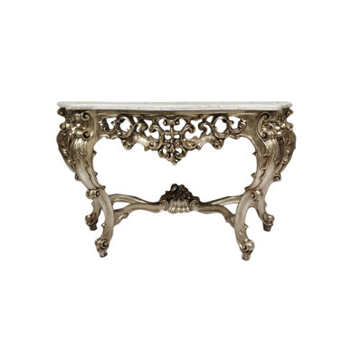 Rosia 63.58'' W Marble Console Table