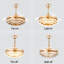 Brynnly 42" Gold Retractable Ceiling Fan with LED Lights, DC Motor Remote 3-Colour 6-Speed for Living Room, Bedroom-1762632079