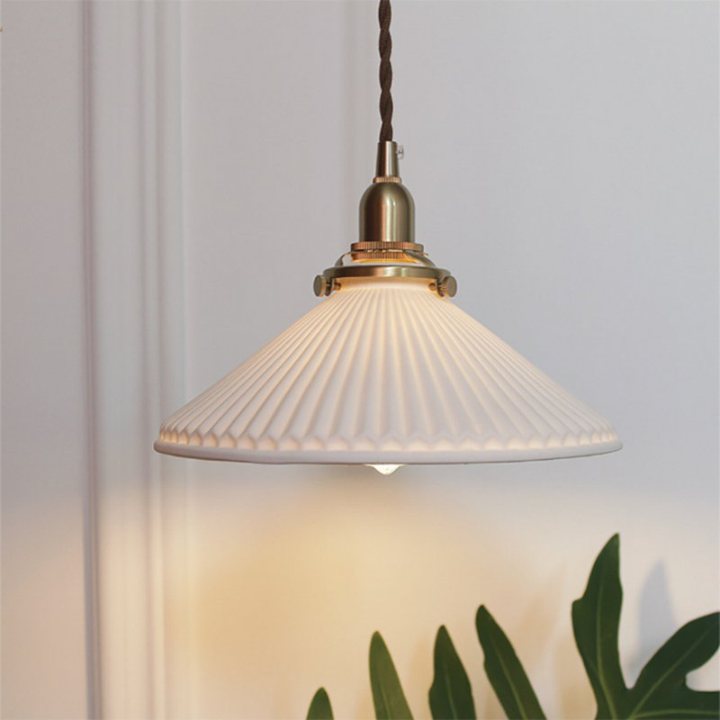 Luminaire suspendu en laiton Eliase