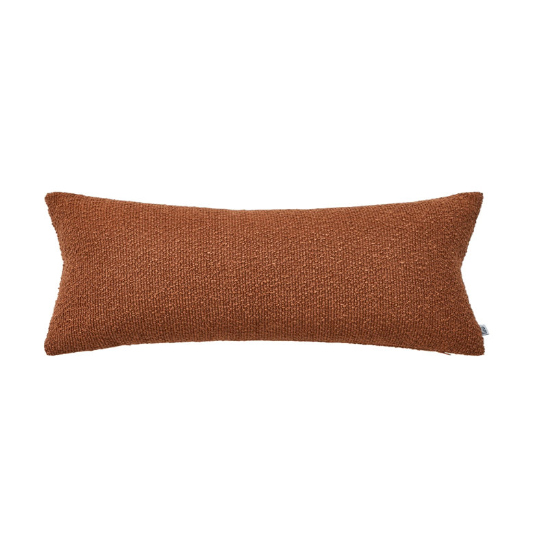 Coussin 12 po x 35 po avec insert, Terre cuite, Rectangulaire 35 po x 12 po