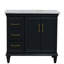 Ensemble de meuble-lavabo simple 37 po Lobardy-915743845