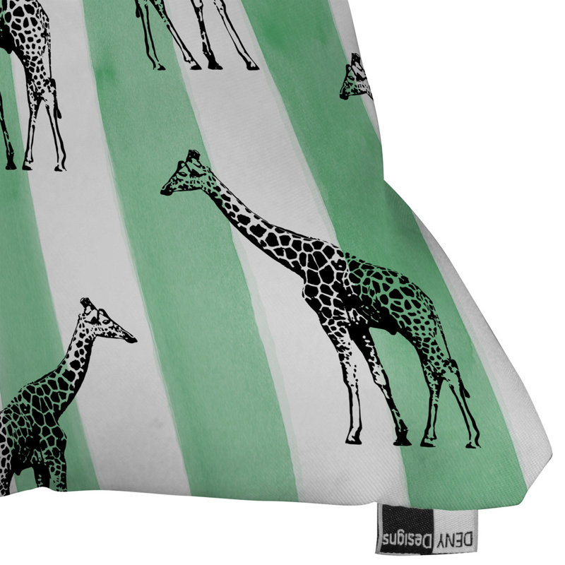 Coussin extérieur rayures et taches Natalie Baca