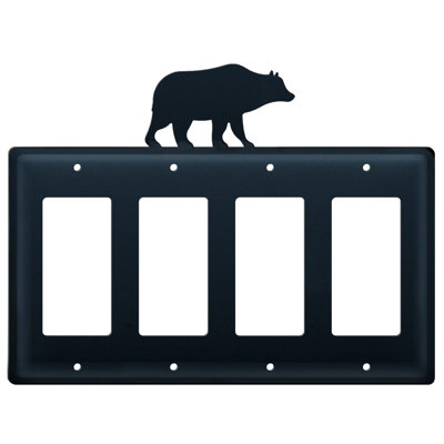 Bear 4-Gang Rocker Wall Plate