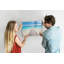 Magnetic Memo Board Whiteboard - 60 x 40 cm - Includes Marker and Magnets - Tropical island