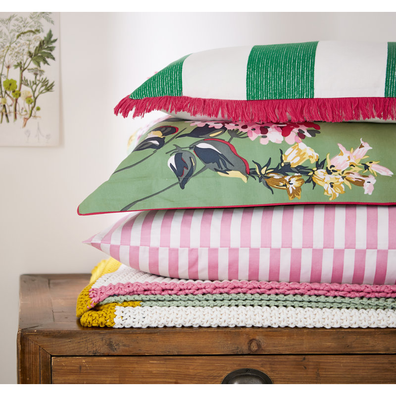 Hydrangea Floral Cushion 30x60cm Multi