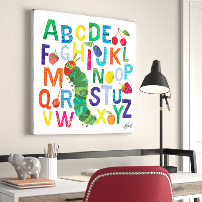 Bruno Carle The Caterpillar Alphabet II Print on Wrapped Canvas
