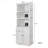 Vertical Tower Cabinet with 3 Adjustable Shelves and USB Charging, Space-Saving Storage Unit for Bedroom/Office-1318711489