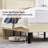 Cadena 2 Pack Beige Twin Upholstered Platform Bed Frame with Tufted Adjustable Headboard,Noise-Free Twin Size Bed with 8 Inch Under-Bed Storage-1513158489