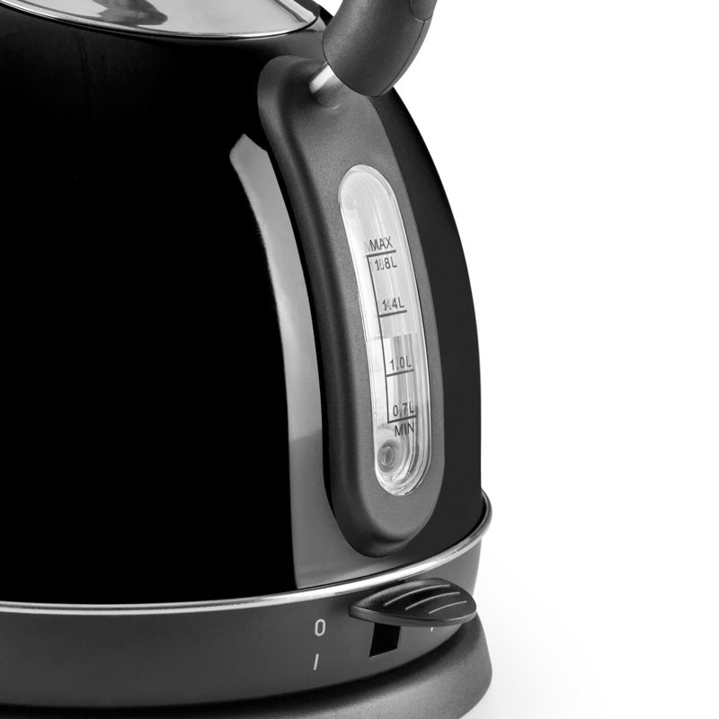 Klarstein 1.8L Electric Tea Kettle, Black
