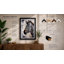 Zebra Profile Boho 1 Piece Single Picture Frame Wall Art-136696416-136696421