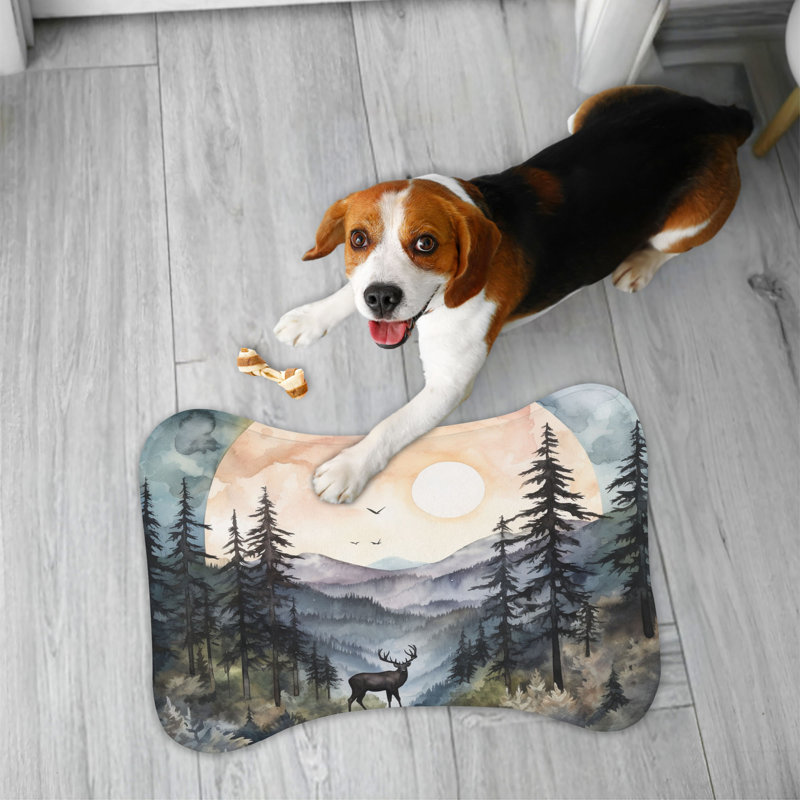 Nightfall Nirvana - 1 Piece Bone Shape Feeding Mat