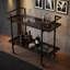 Chariot-bar industriel moderne avec roulettes et tablettes-1636319638