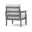 Outdoor HDPE Club Chair with Sunbrella Cushion Covers-1662402440