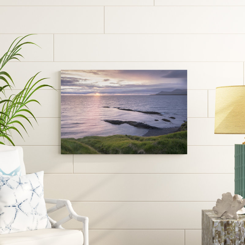 Un lever de soleil simple, H 24 po x l 36 po x P 1,25 po