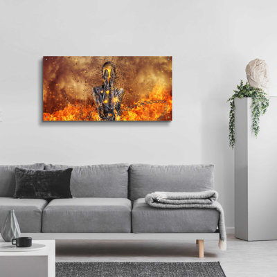 «Through Ashas Rise Landscape» par Mario Sanchez Nevado, art mural en verre acrylique