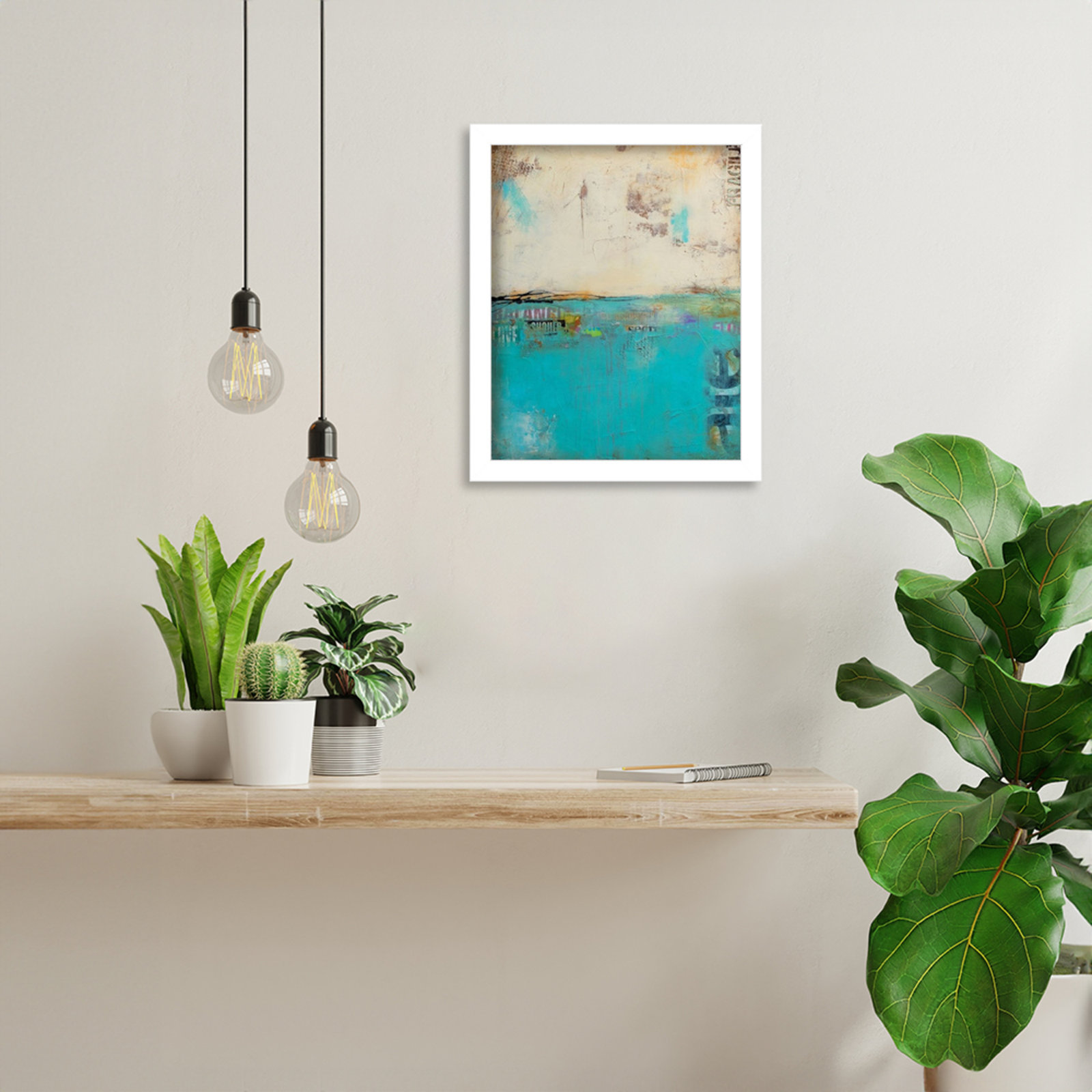 Urban Edge Print by Erin Ashley, 13" H x 11" W, White
