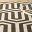 Tapis ivoire / chocolat à motif géométrique Felicia-1347252269