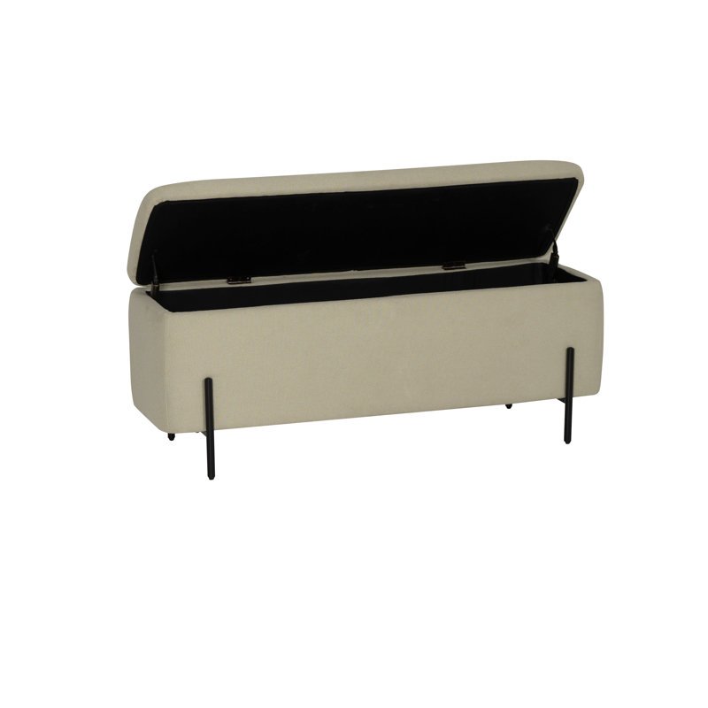 Banc de rangement rembourré MacLaren, Vert