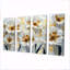 «White Charm Cornflowers Meadow Charm IV», ensemble d'art mural-1276959226