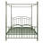 Queen Size  Canopy Bed Frame, Pink-522035149