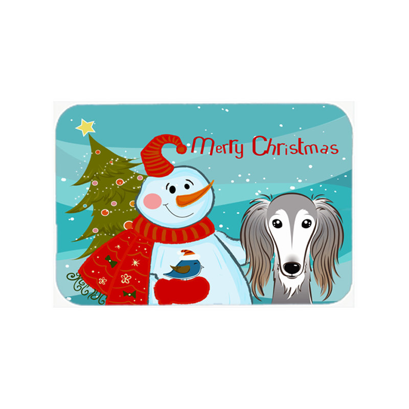 Planche à découper en verre saluki caroline Snowman Buddies
