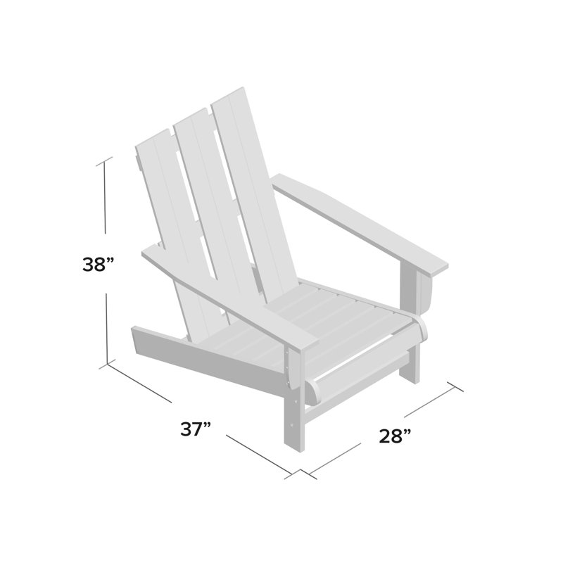 Ponce Outdoor Adirondack Chair