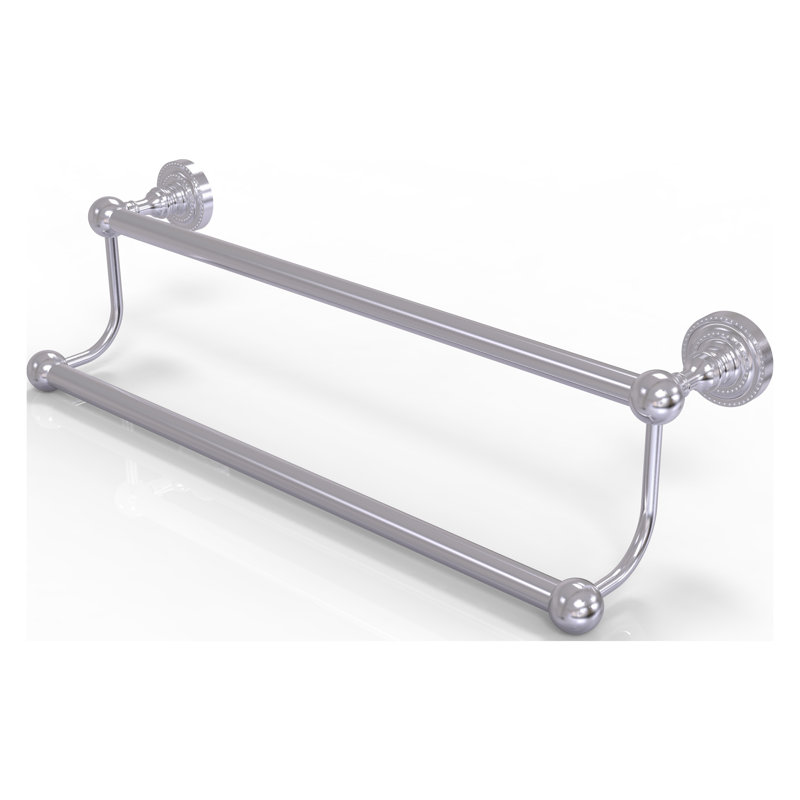 Barre à serviettes murale double Marchmont, Chrome satiné