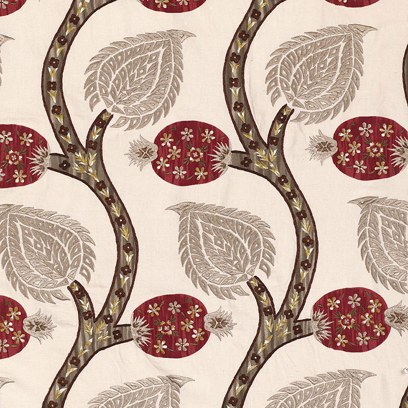 Nurata Fabric, Taupe/Tan