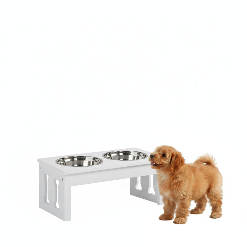 Station de jeu pour chien en bois massif 23 po