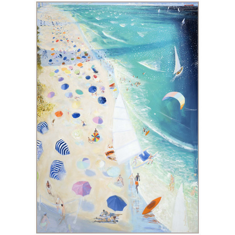 "Beach Club" par Joe Davis sur toile