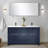 Lafarre 60 in W x 20 in D Double Bath Vanity and Gun Metal Faucet Set-113056873-104786647
