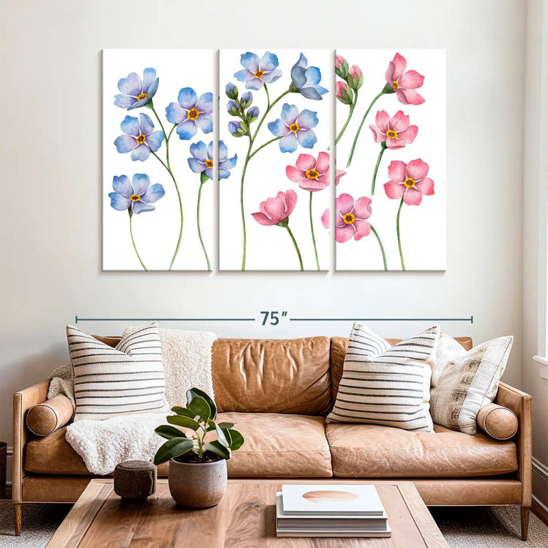 Fleurs Harnek Forget-Me-Not, H 20 po x l 33 po