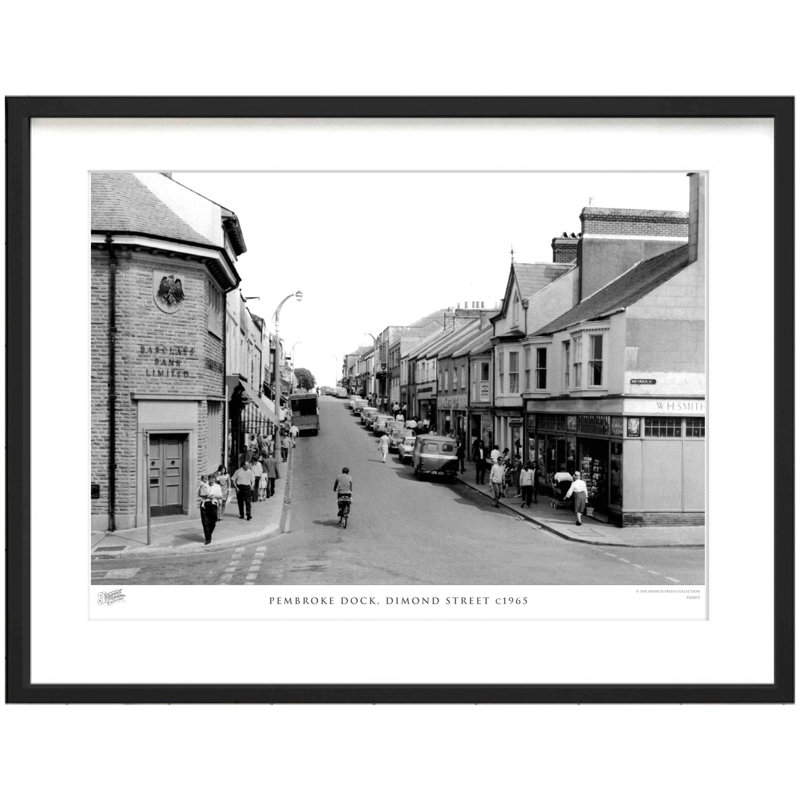 Pembroke Dock, Dimond Street C1965 by Francis Frith - Single Picture Frame Print, 40cm H x 50cm W x 2.3cm D
