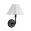 Polly Sconce Single (Blackened Brass with Green Scalloped Shade)-125462220-125462222