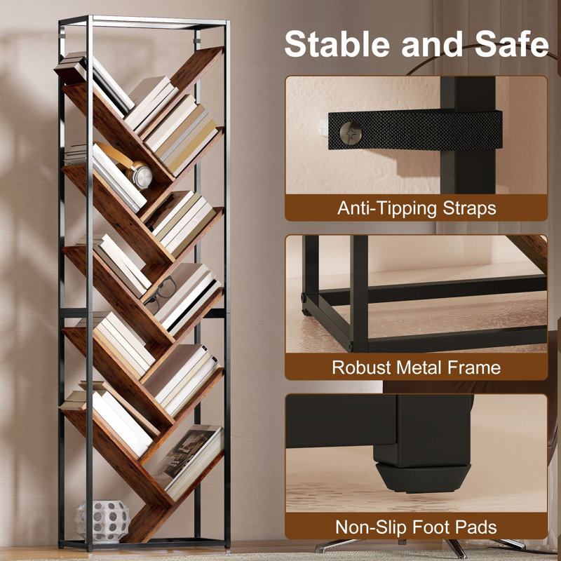 170cm H x 50cm W Metal Standard Bookcase