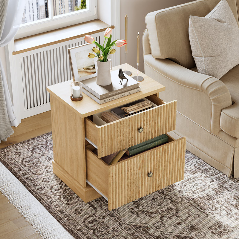 57.7 cm W Chest of 2 Drawers