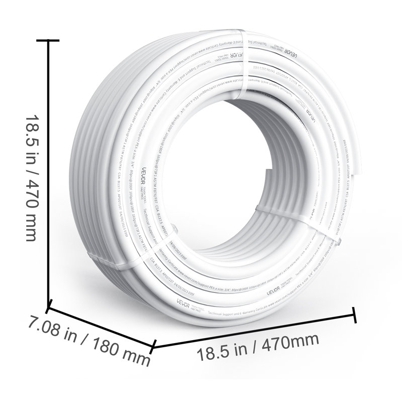 PEX-A Tubing/Pipe for Potable Water with Pipe Cutter