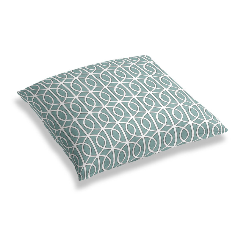 Gate Square Pillow Cover & Insert, Jade