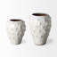 Vase de table en céramique blanche-763810042
