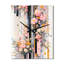 Fleurs de cerisier rose modernes Bold Stripes III - Horloges murales cerise-732167534