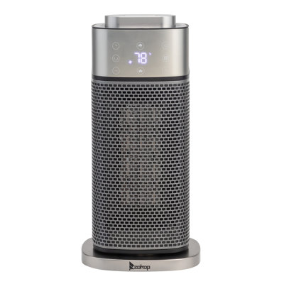1500-Watt 16 In. Electric Tower Ceramic Ptc Space Heater With Humidifier And Flame