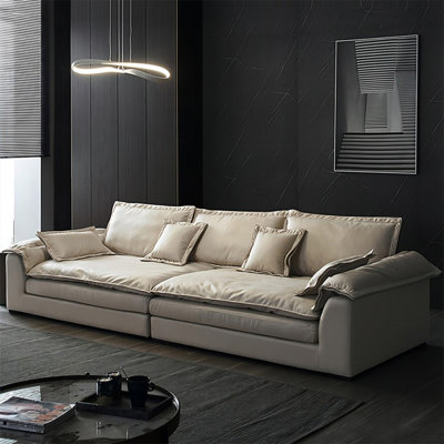 Canapé modulaire 100% polyester kaki